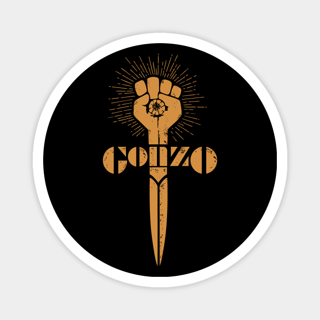Gonzo Label Magnet by marieltoigo